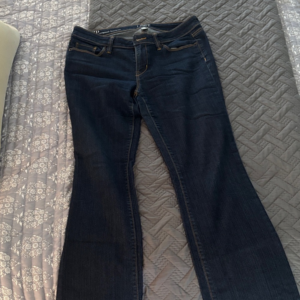 LOFT Dark Blue Flare Jeans